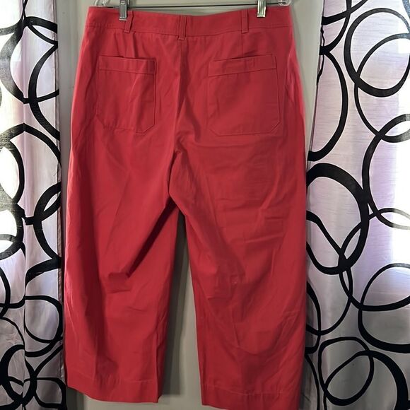 Talbots Heritage Pink Straight Leg Cropped Pants Size 12 - Picture 6 of 10